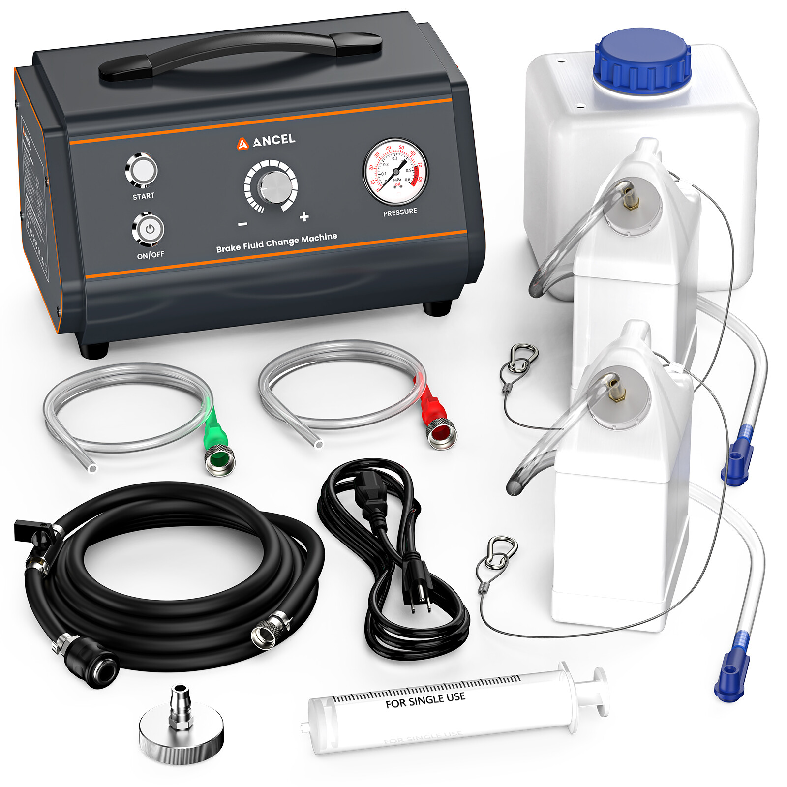 ANCEL BR1000 Professional Vacuum Compression Brake Fluid Oil Replacement Tool