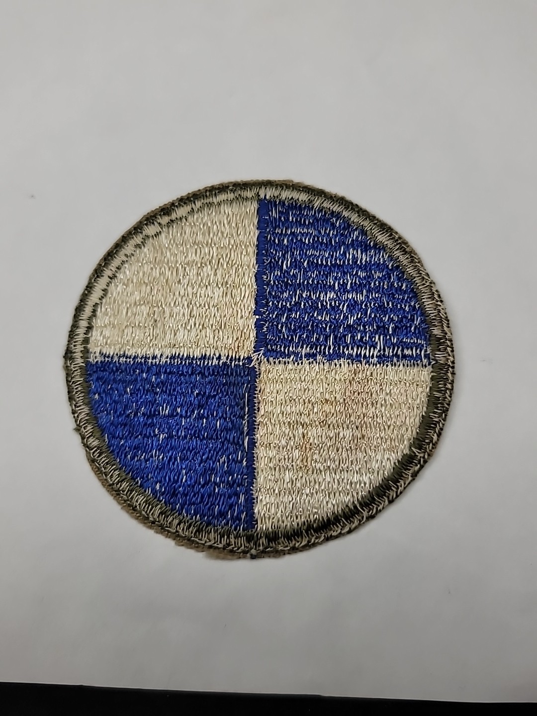 4th Corps US Army Patch, OD Border