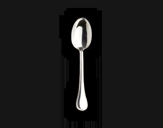 Steelite La Tavola 5513J003 Lucia Stainless Steel Oval Soup/Dessert Spoon - 12EA