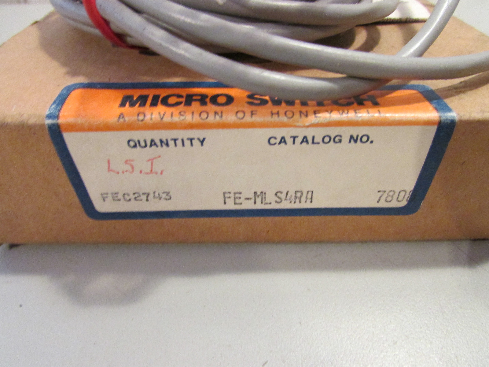 Honeywell Micro Switch FE-MLS4RA Photoelectric Control. New!