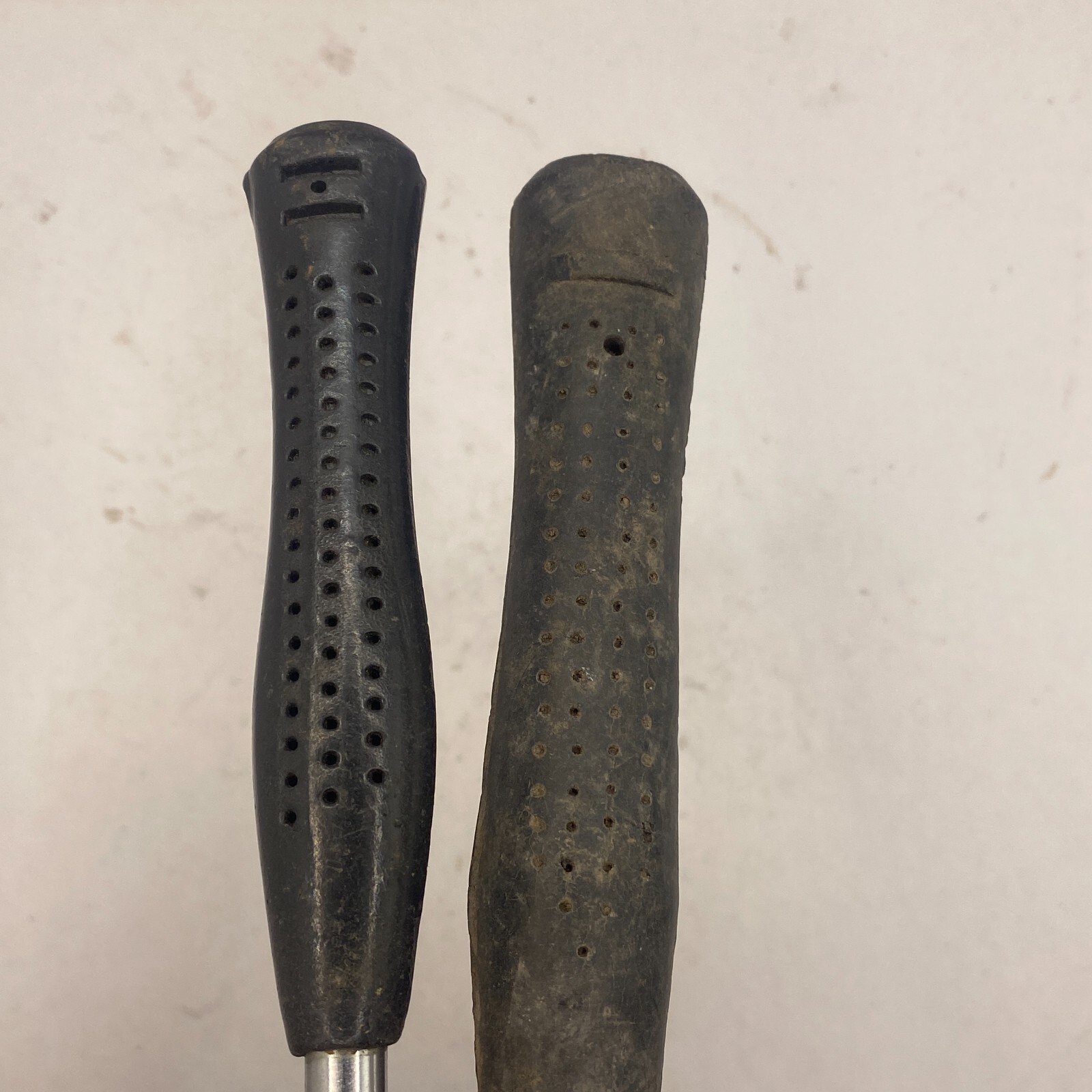 2PC Rubber Mallet Set - 11.5" & 9.25" Double Faced Soft Hammer - Non-Slip Grip✅