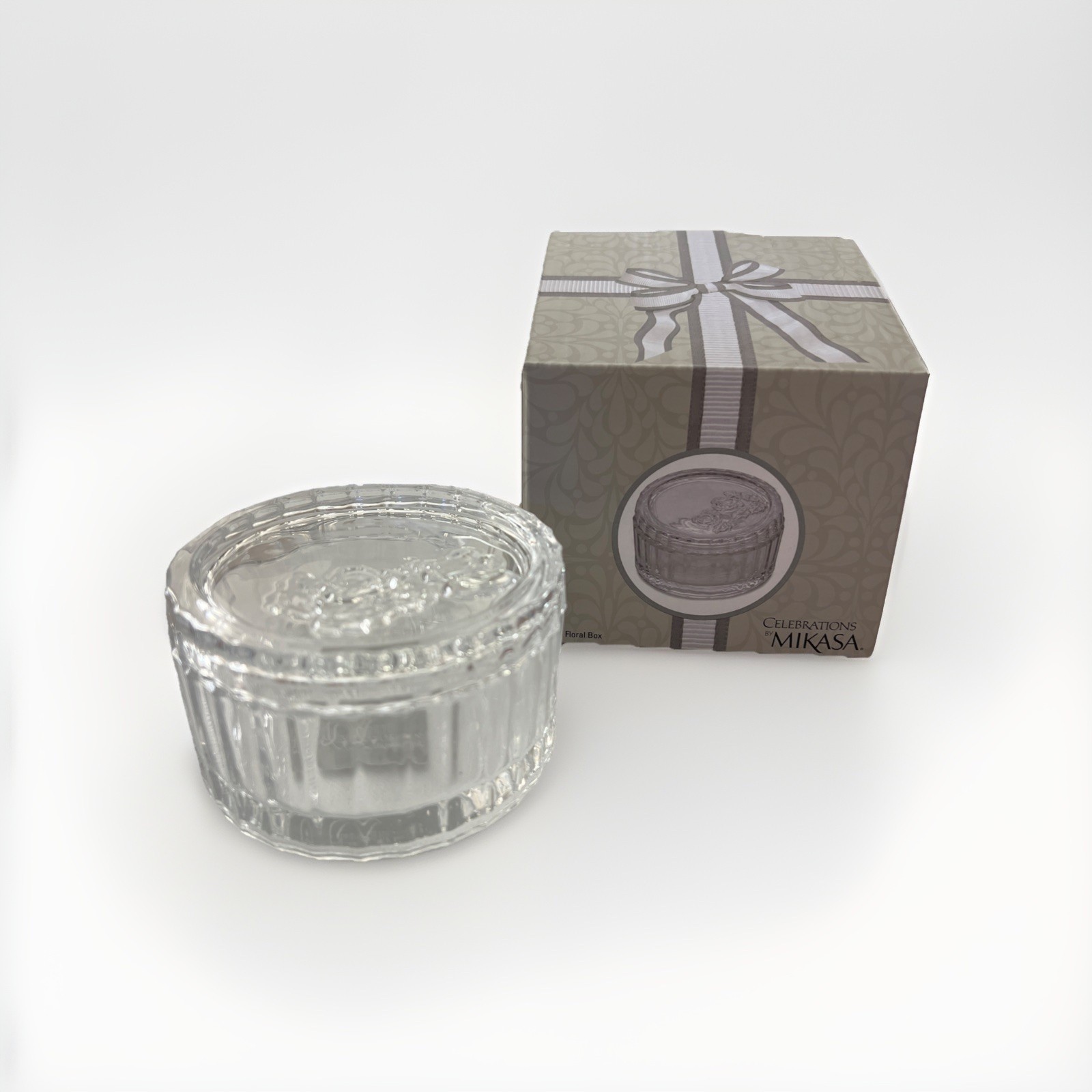 Celebrations By Mikasa Round Floral Box