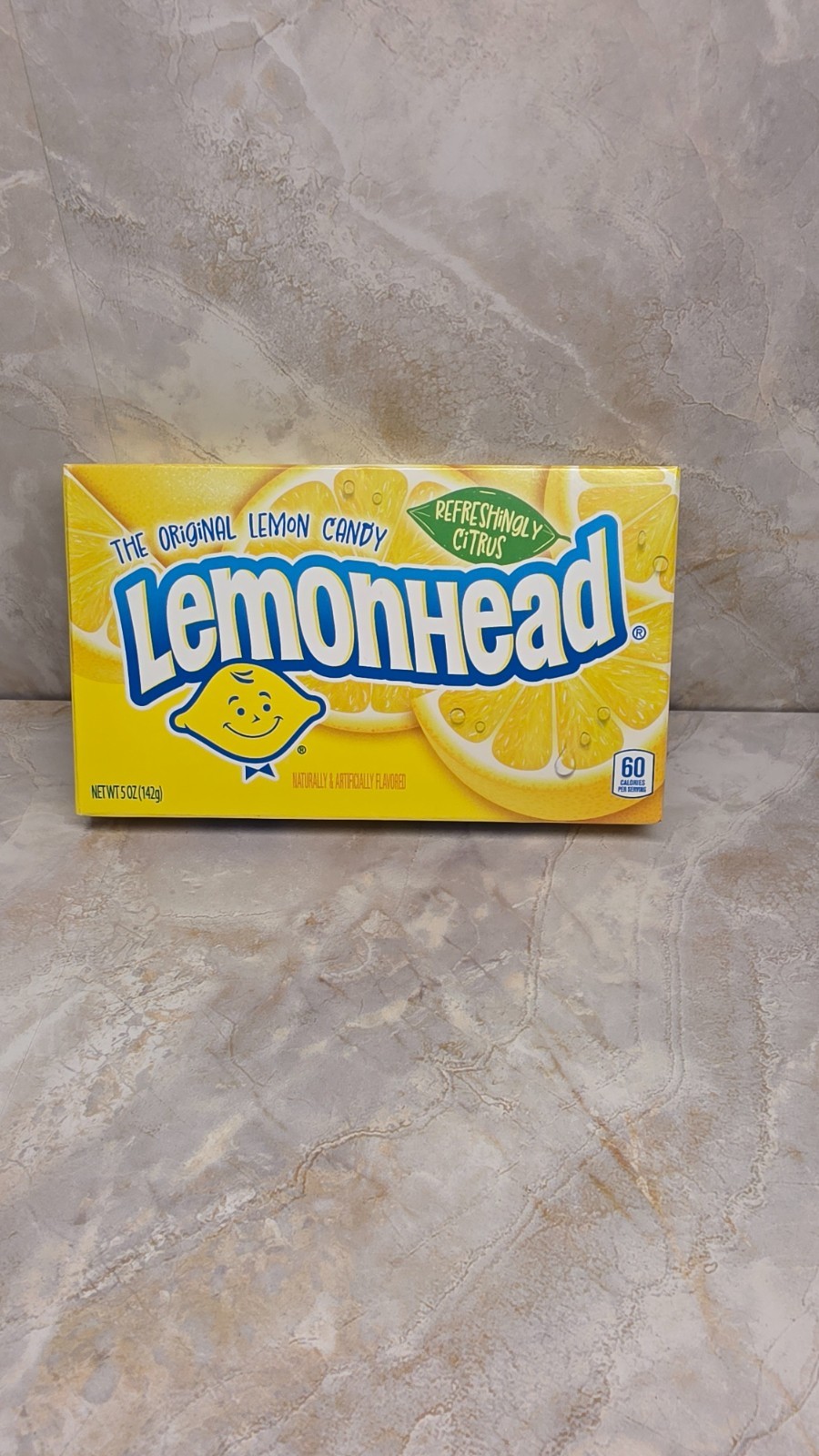 Lemonhead Original Lemon Candy 5 oz Theater Box Sealed Exp 12/27