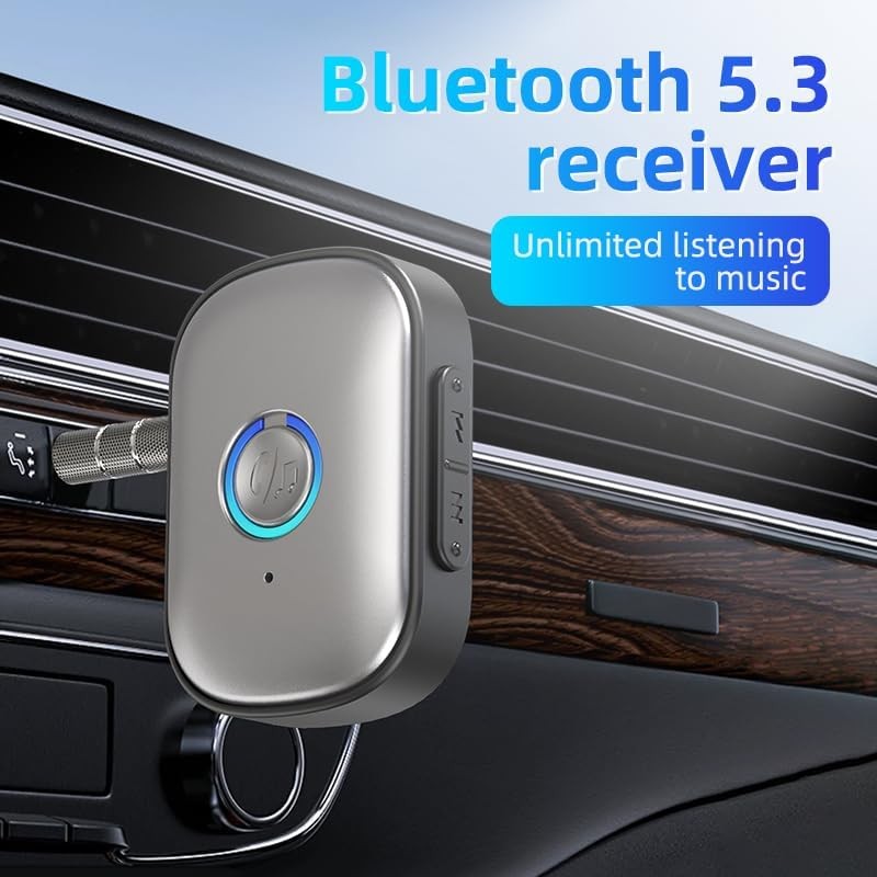 Bluetooth Audlo Signal Adapter Stereo Wireletss Audlo Adaptier with Microphone