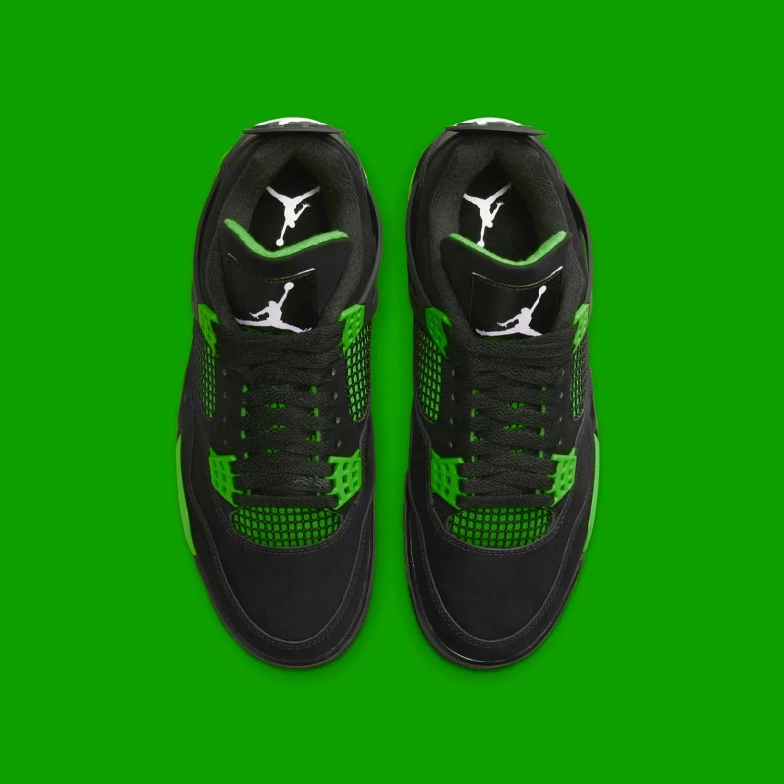MEN Jordan 4 Green Thunder - All Size US 7-12