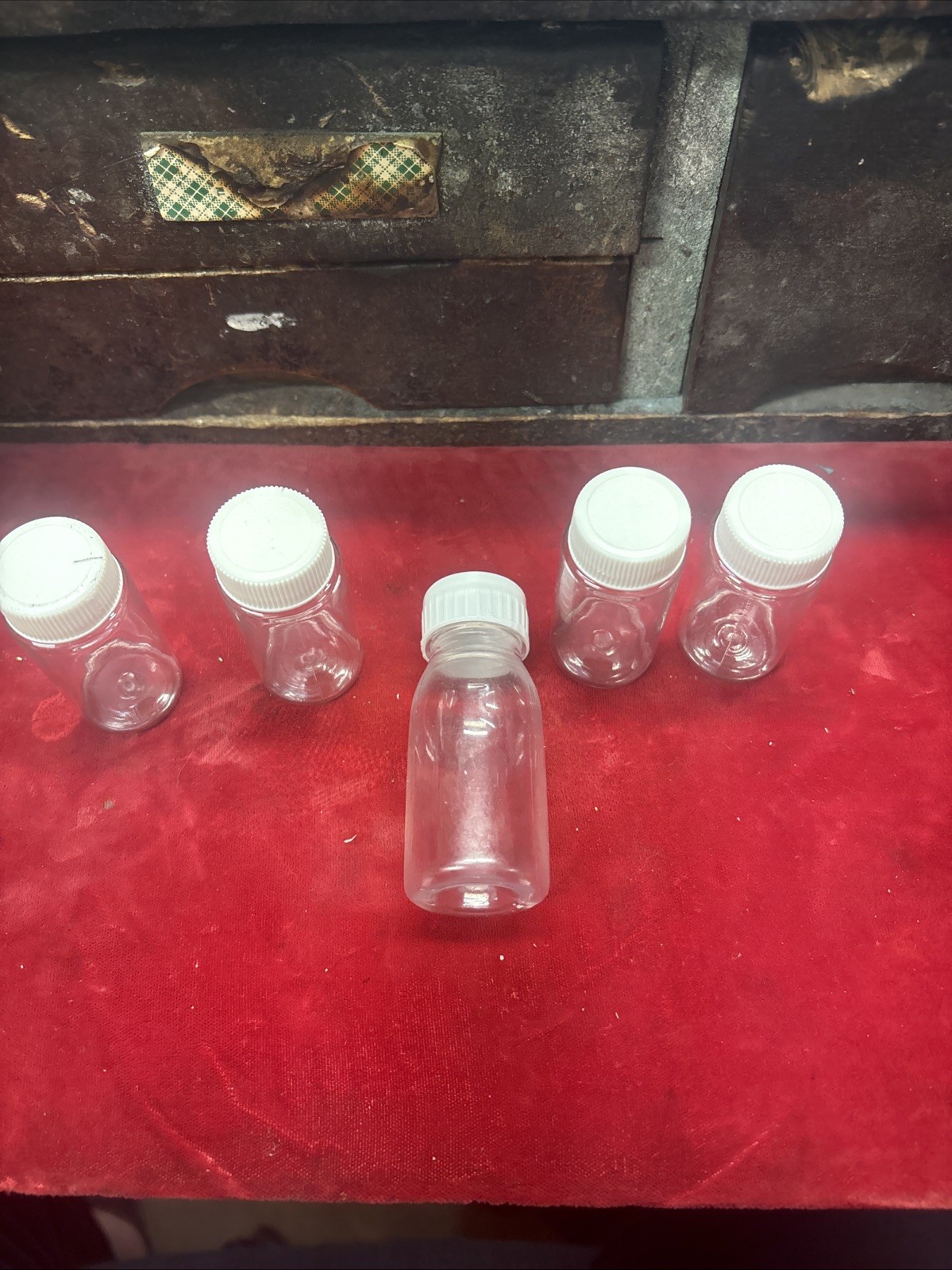 Clear Plastic Vials With Screw Tops 2.25 Inches High