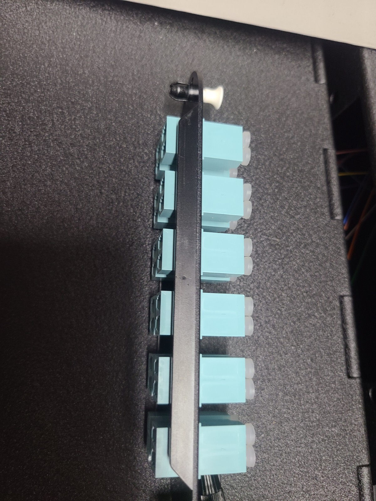 CorningCCH-CP24-E4 Patch Panel,12 LC Duplex 10Gig Aqua OM3/OM4 Adapters