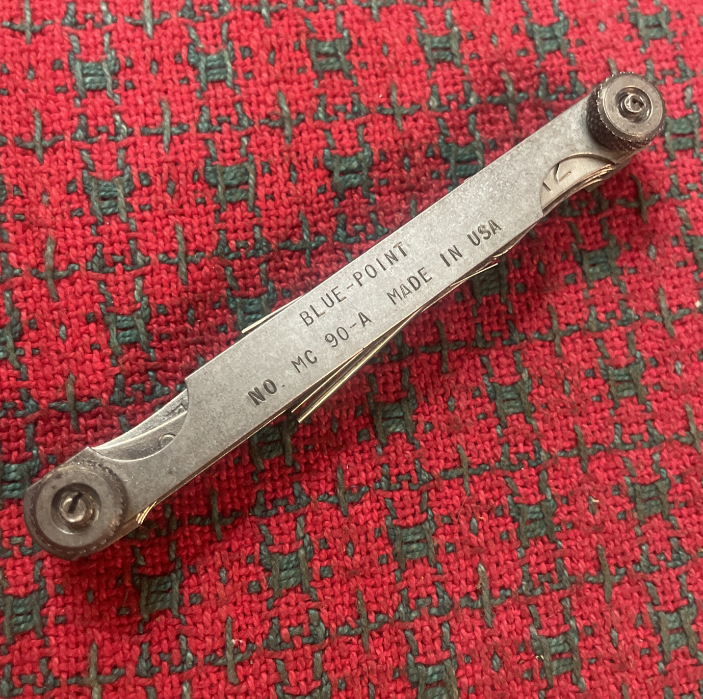 Vintage Blue Point By Snap On Tools Feeler Gauge Early 🇺🇸