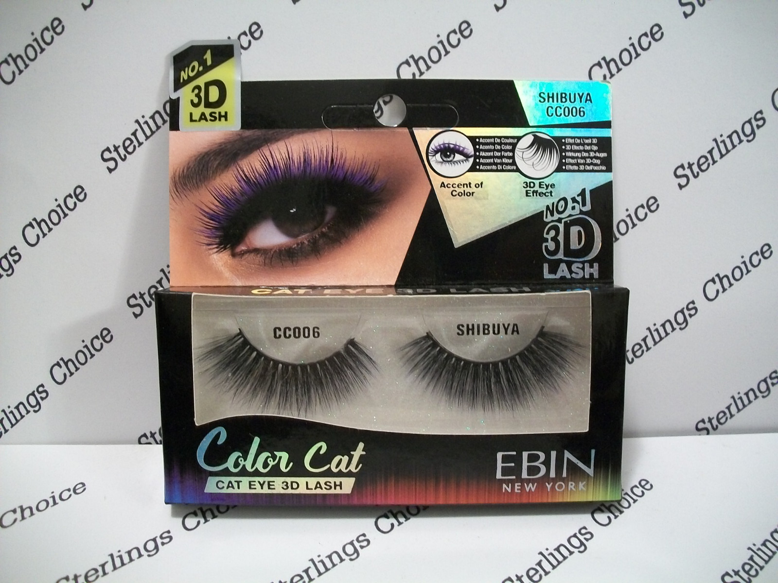 Ebin Color Cat Cat Eye 3D Lash #CC006 Shibuya