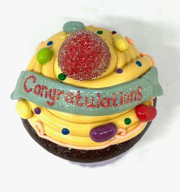 Special Celebrations Cupcake Trinket Box 4 inches