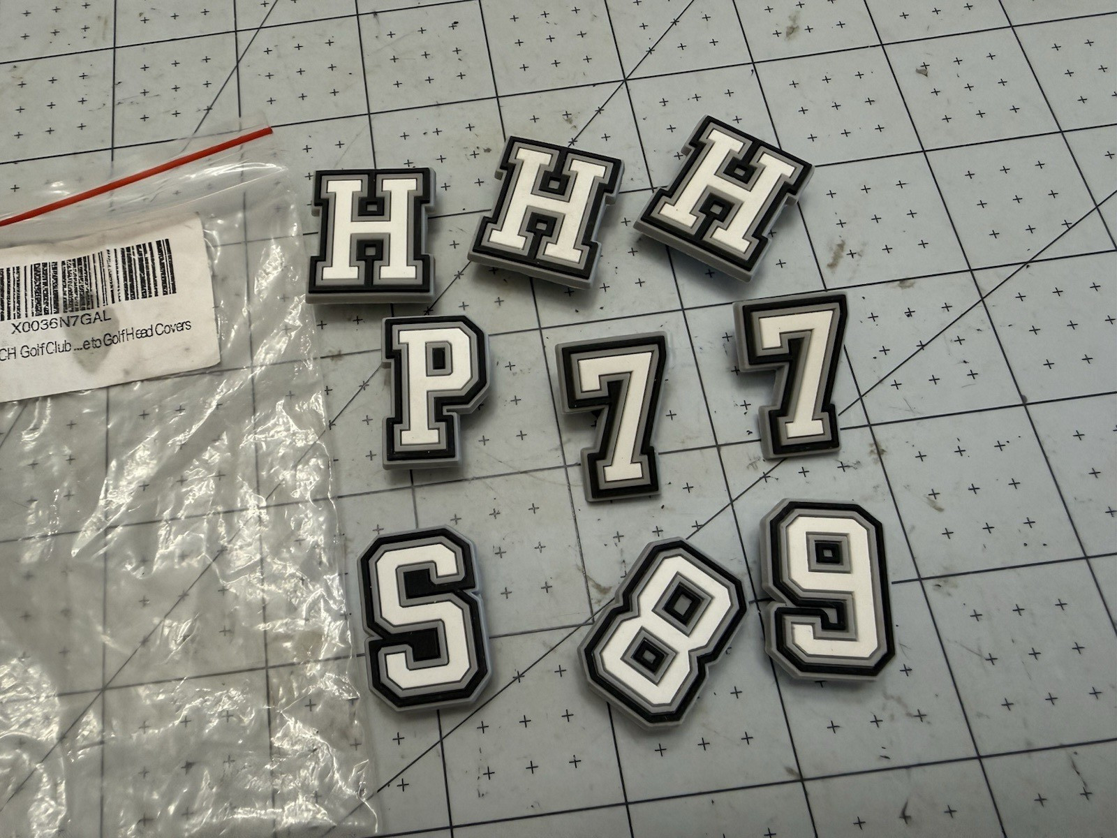FRANKTECH Golf Head NUMBERS 9 COVER LETTER AND NUMBER