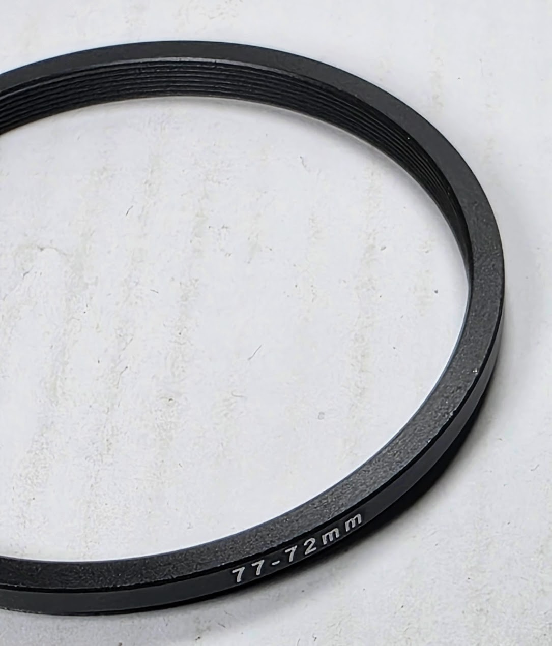 77-72mm Step-Down Ring Metal Stepping 77mm Lens to 72mm Filter 77mm-72mm 77-72