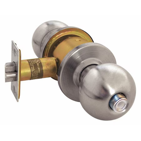 Arrow Lock Rk02bd 32D Knob Lockset, Mechanical, Privacy