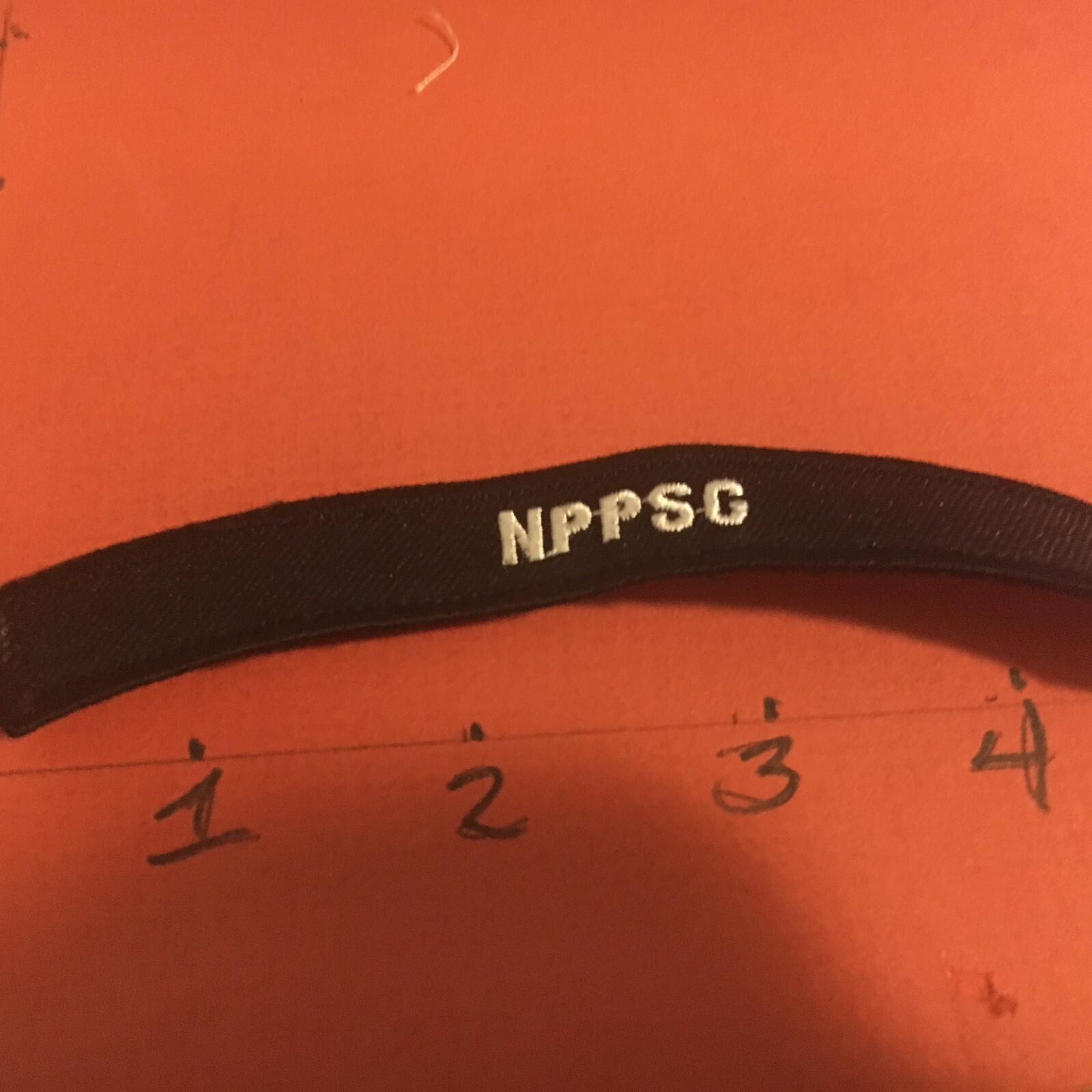 US NAVY SHOULDER STRIP TAB rocker Patch 12/1/22 NPPSC