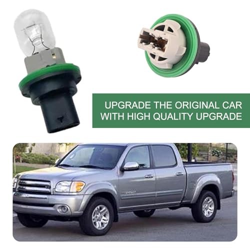 2 PCS Turn Signal Light Sockets, Three-pin Front Park Light Sockets,