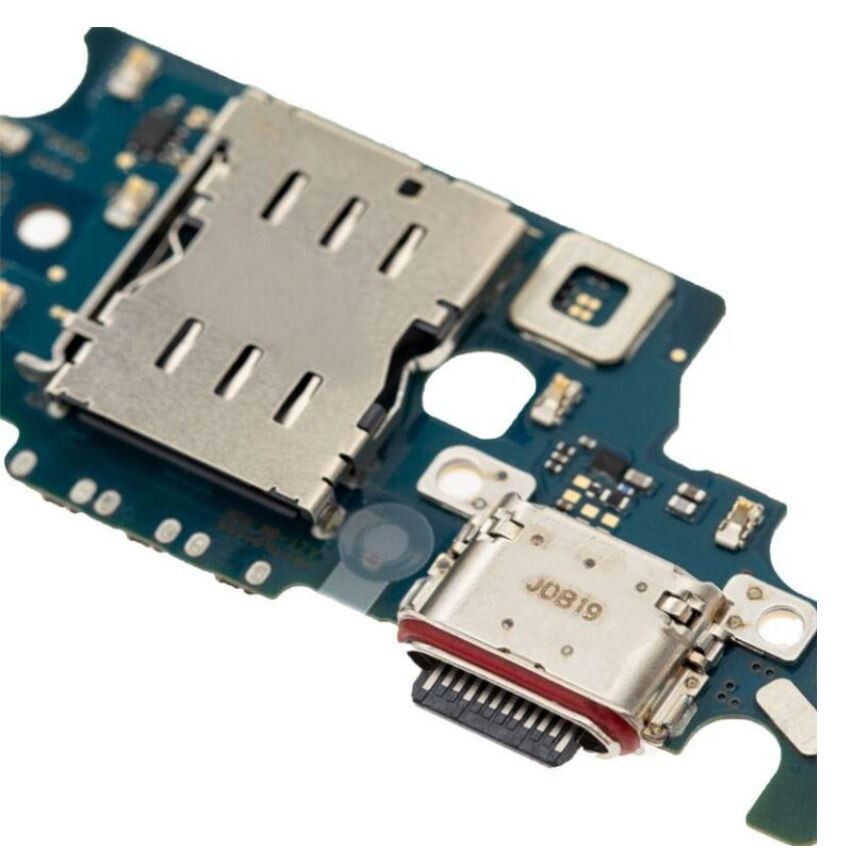 Charging Port Flex Cable Sim Reader Mic for Samsung Galaxy S21+ S21 Plus G996U