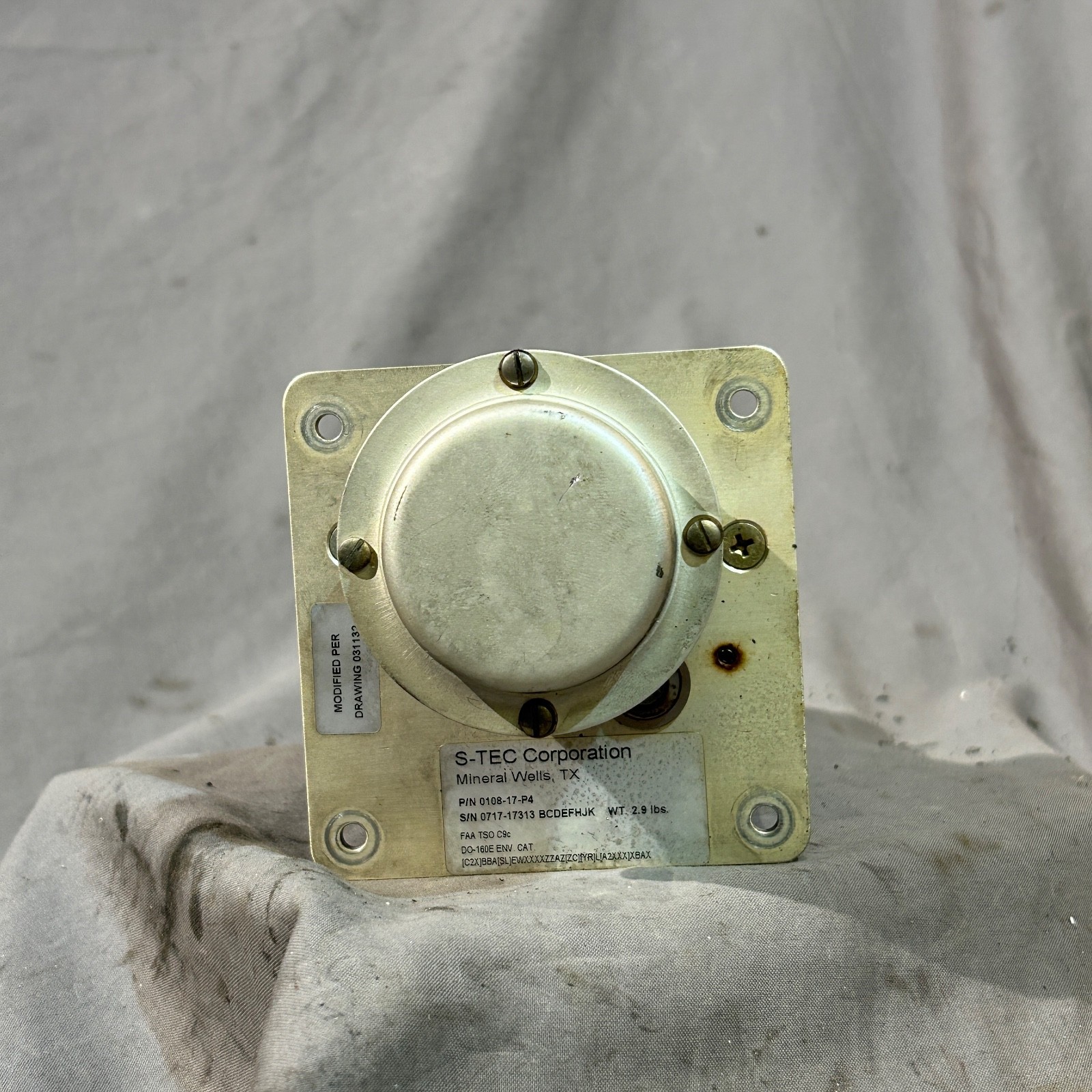 S-Tec Pitch Servo 28V P/N 0108-P4