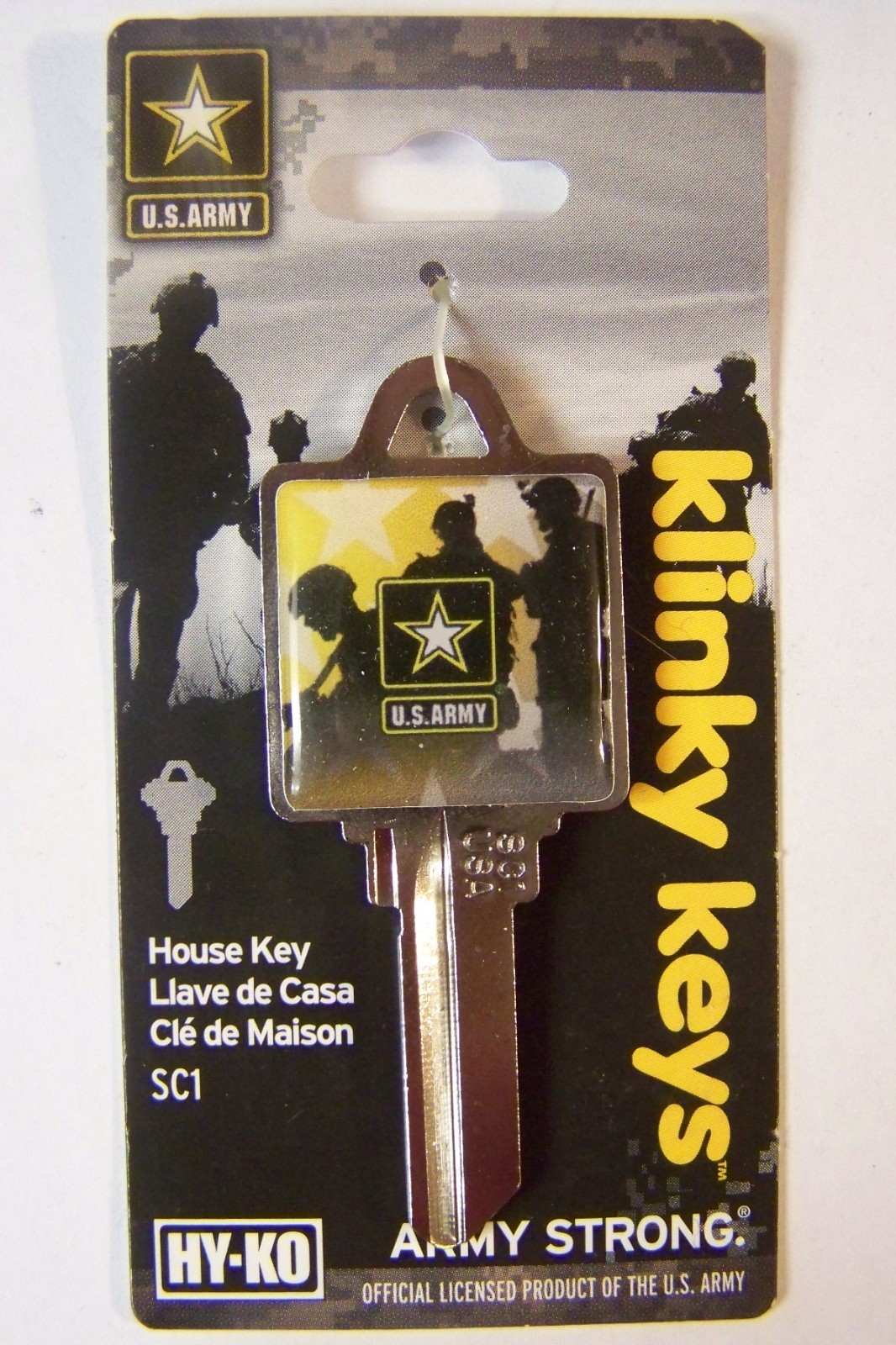 Army Schlage House  key blank
