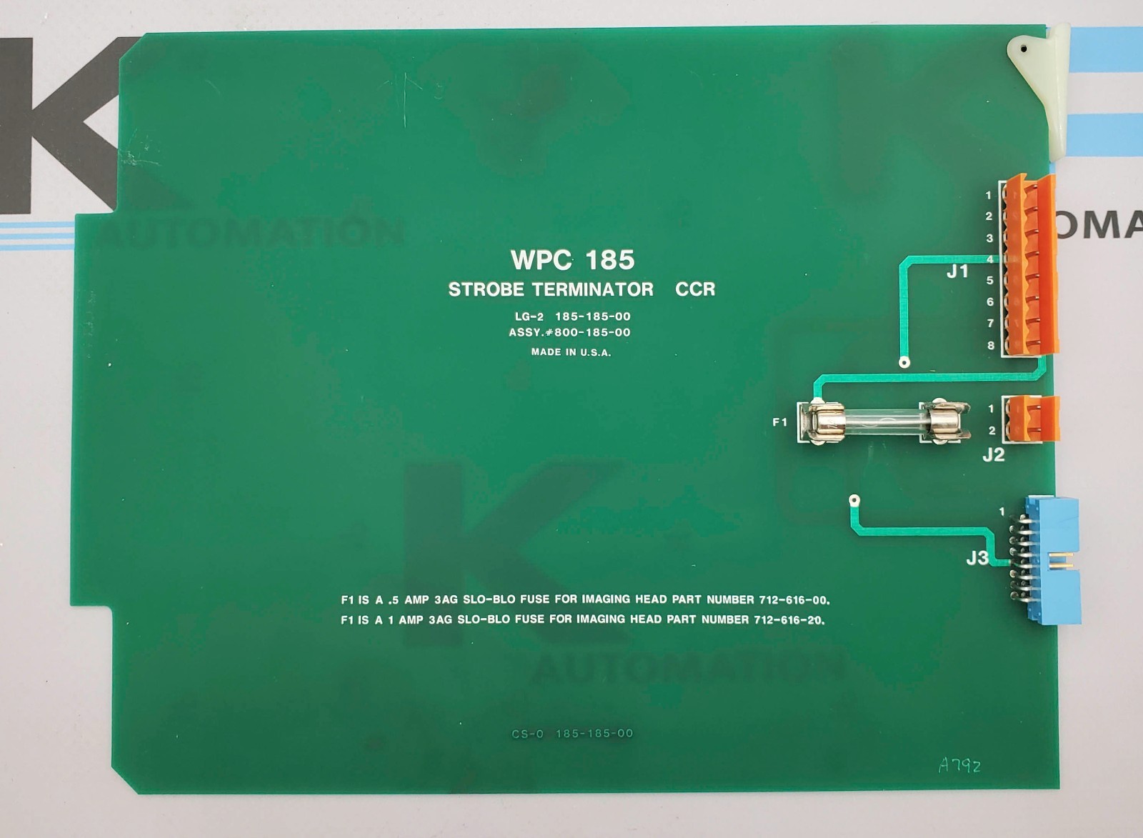 Web Printing Control 800-185-00 Strobe Terminator