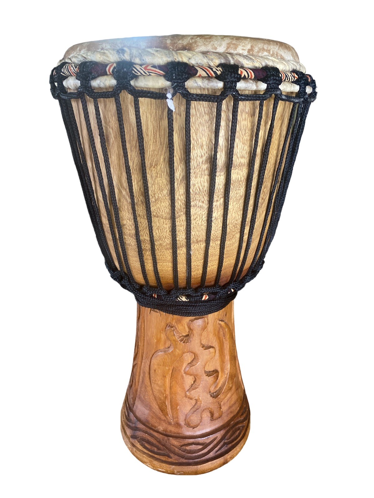 African Djembe Drum Made In Ghana 12” Head, 25” Height
