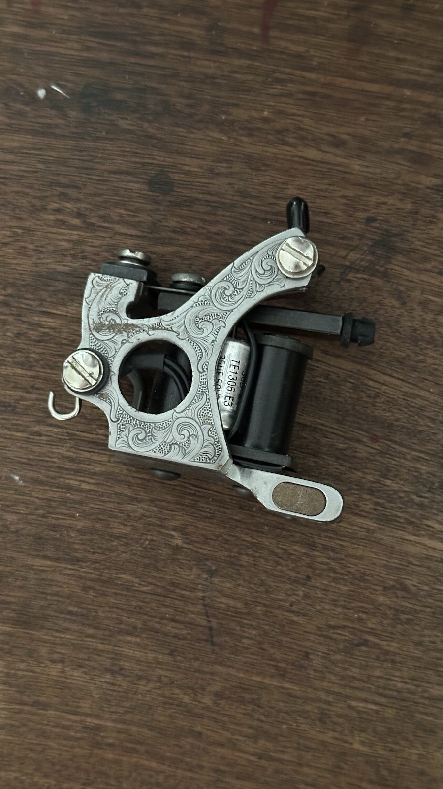 Hand Engraved Spaulding Supreme Flatside Rebuilt By Chris Smith keeling