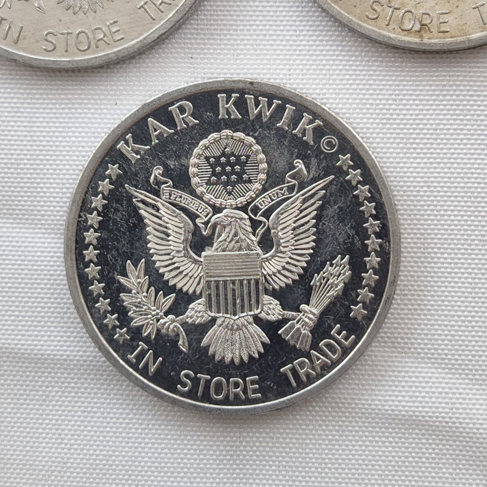 3 pc Kar Kwik Coin Token SET 10¢ Cent 1990-92 In Store Trade Gas Station #5 Lot