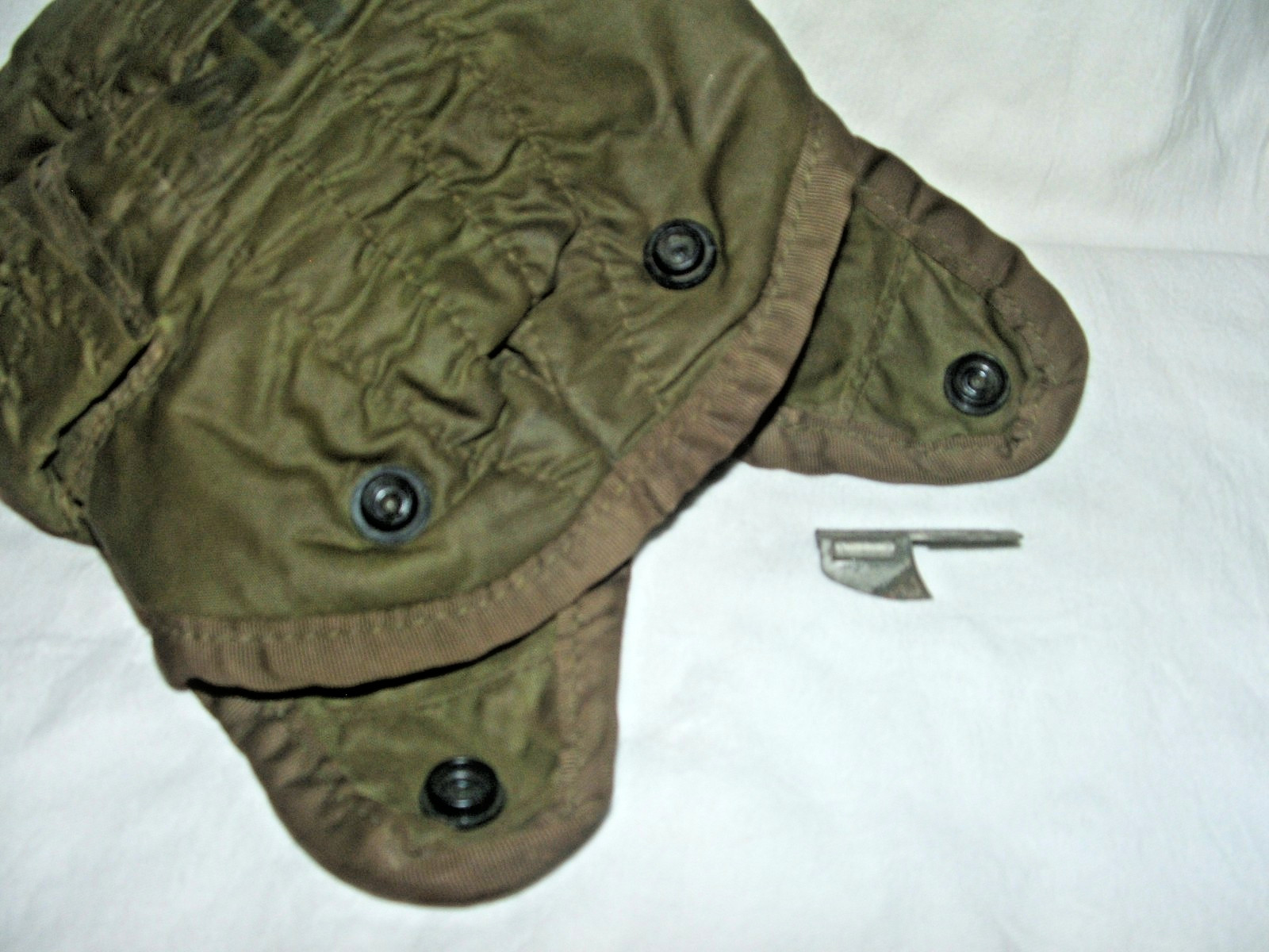 USMC Canteen 1qt cover Vietnam era original equipment with Lining #8485-880-0268