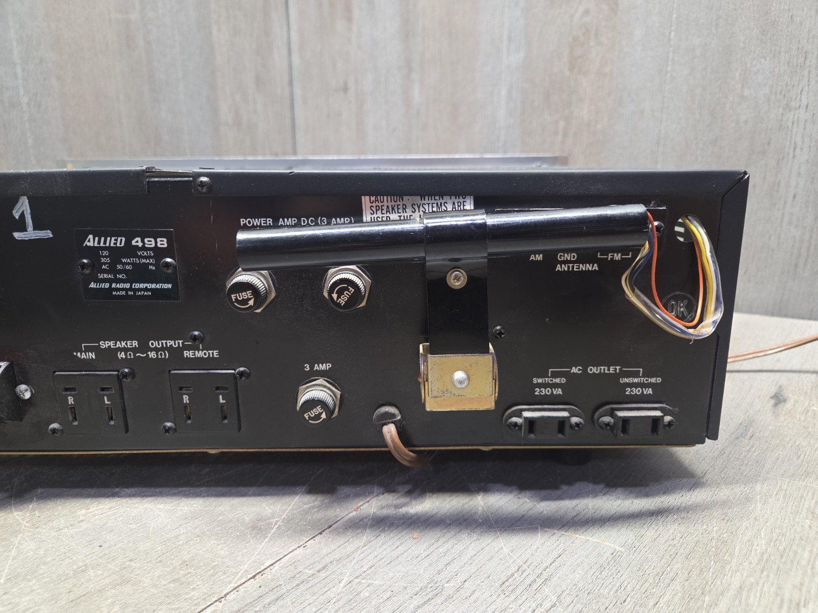 Vintage Allied 498 Solid State Stereophonic Receiver