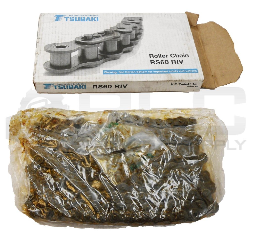 NEW TSUBAKI RS60 RIV ROLLER CHAIN 10' RS60RIV