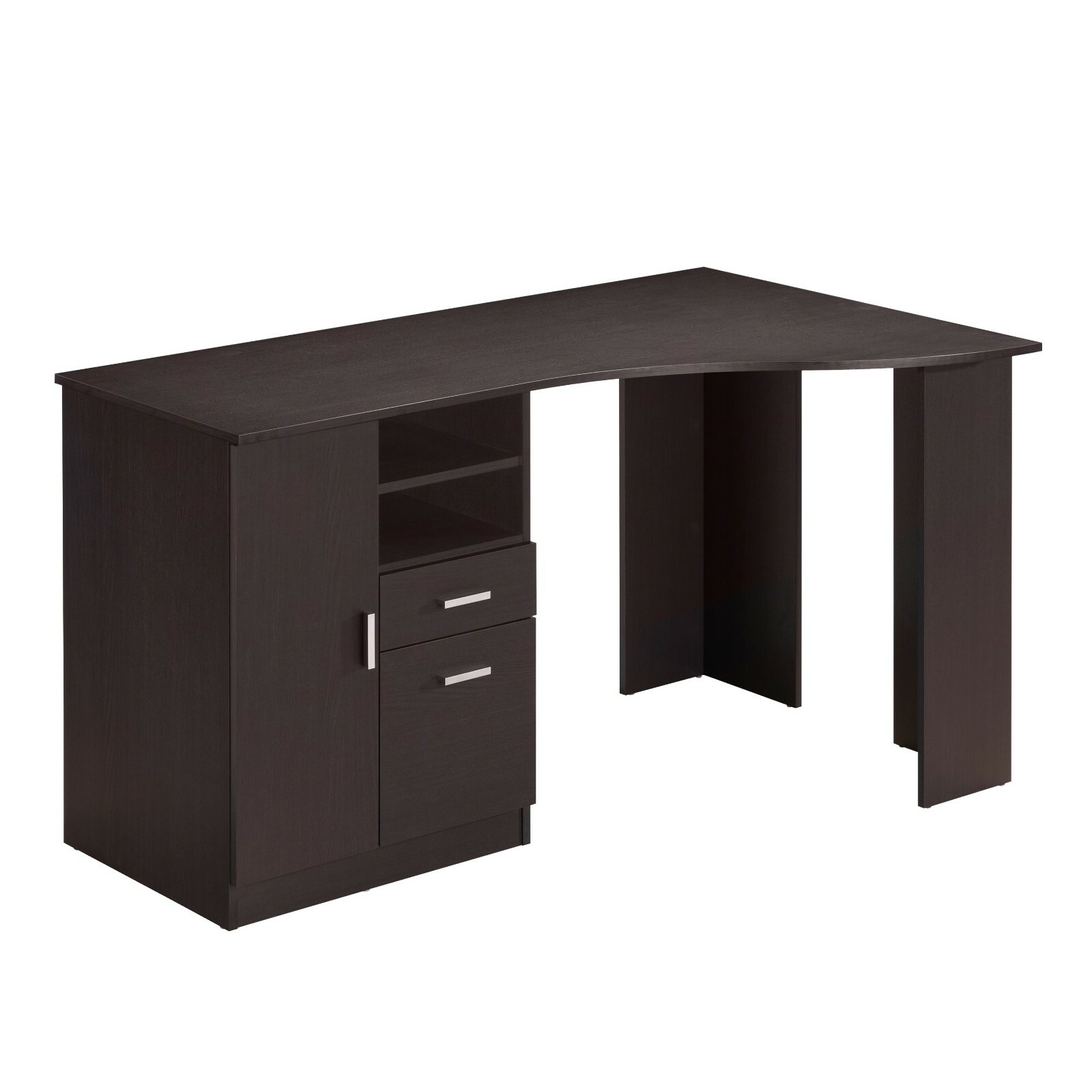 Techni Mobili Classic Office Desk Computer Workstation with Multiple Storages
