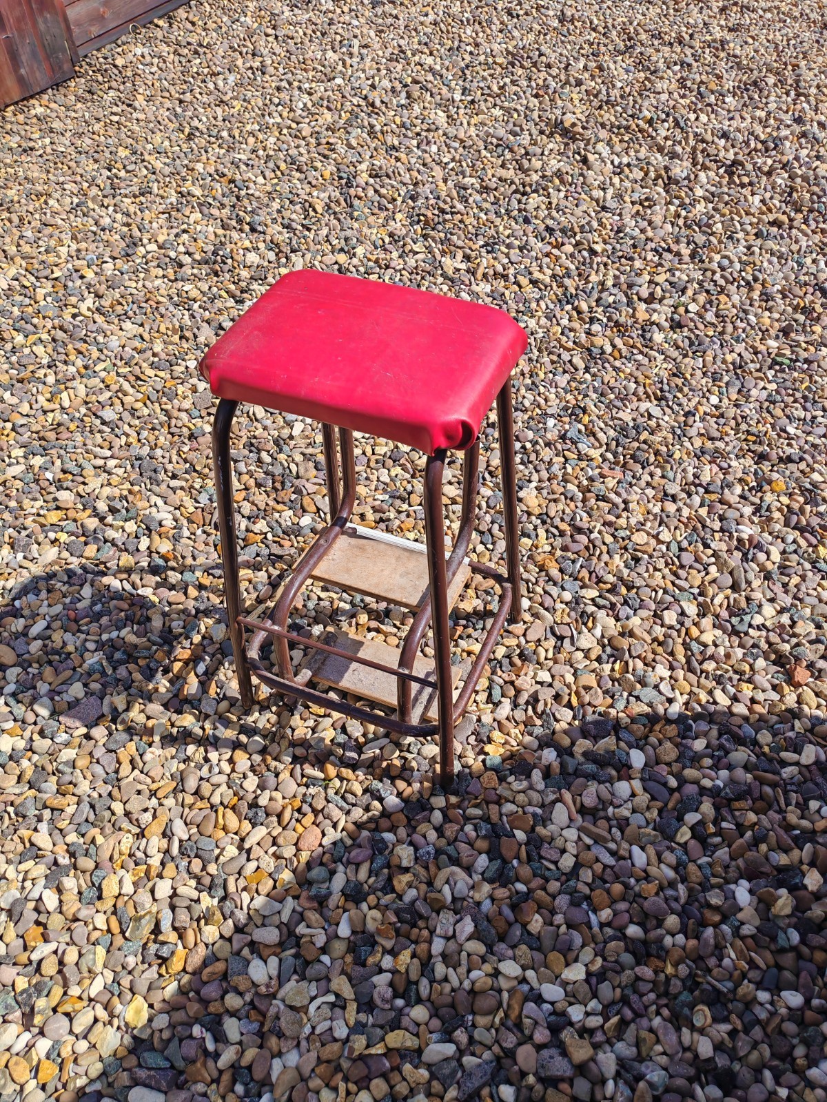 Vintage Folding Step Stool Rustic Pantry Larder Steps Classic 60/70s Qualcast