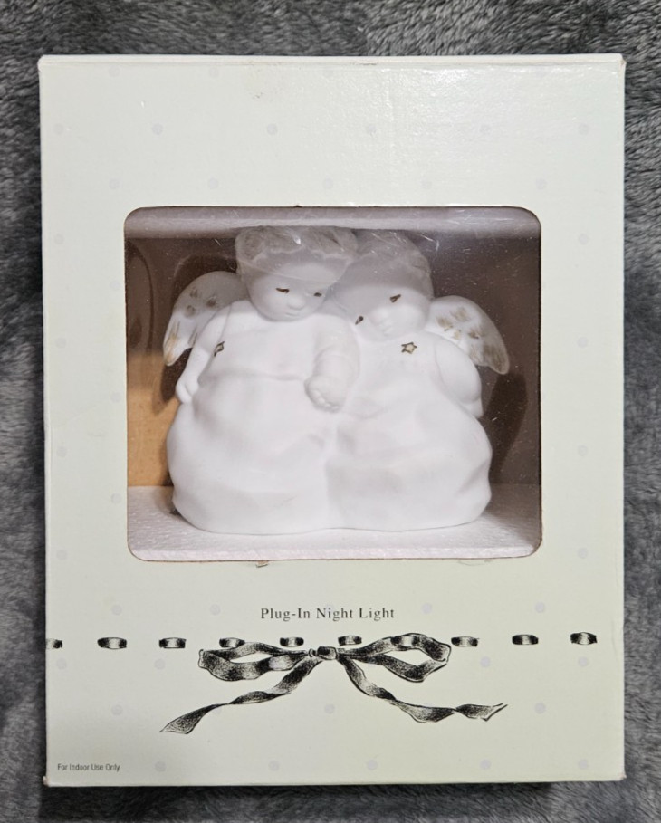 Michel & Co Ceramic Angels Night Light