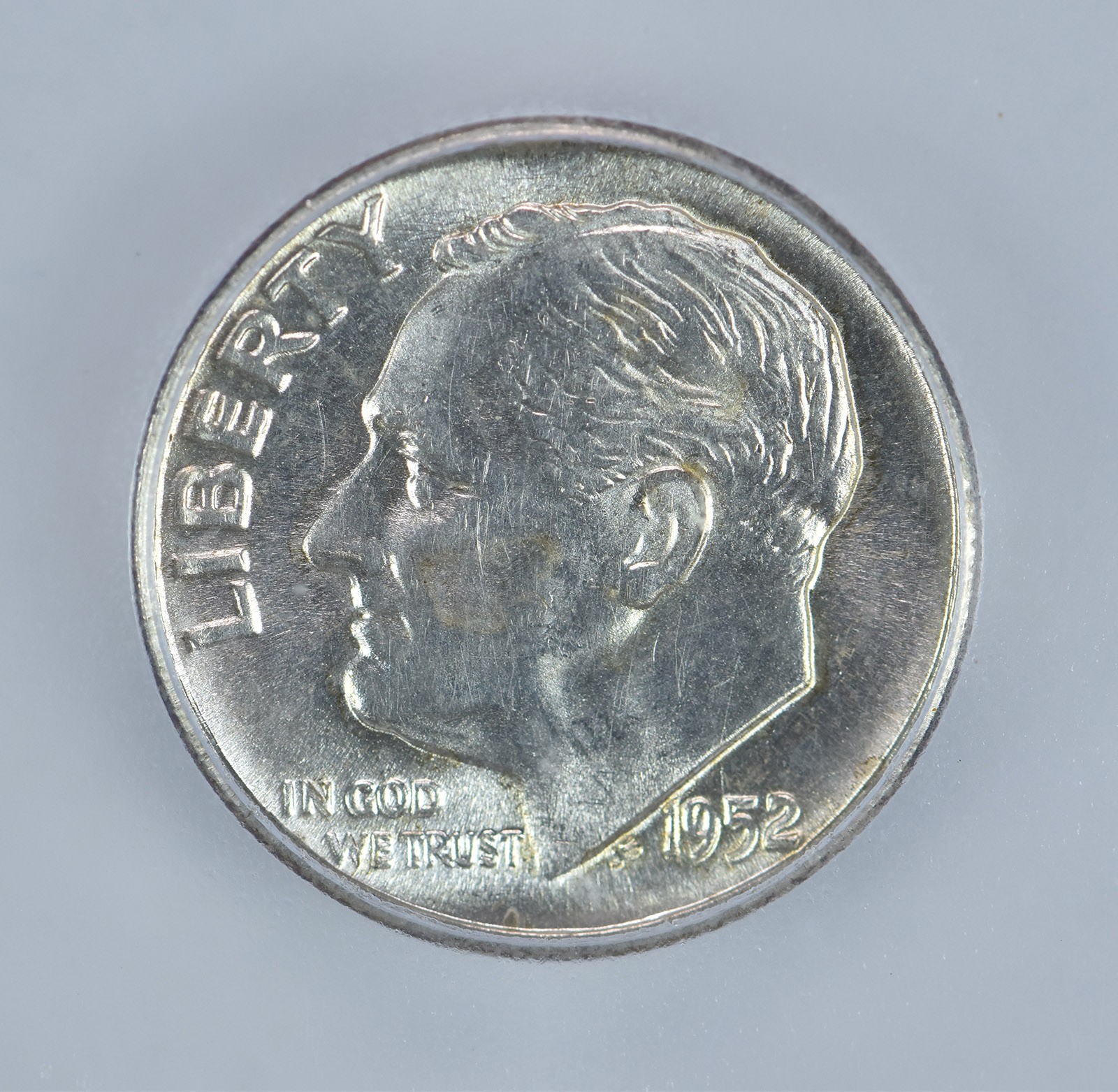 1952 Roosevelt Dime MS66 FB ICG