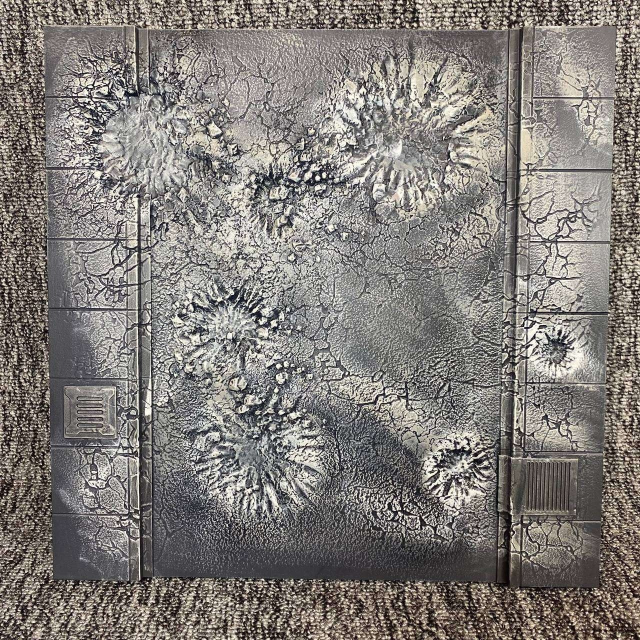 Secret Weapon Tablescapes Tile Scrap Yard Crater Road Painted 1x1 Terrain OOP