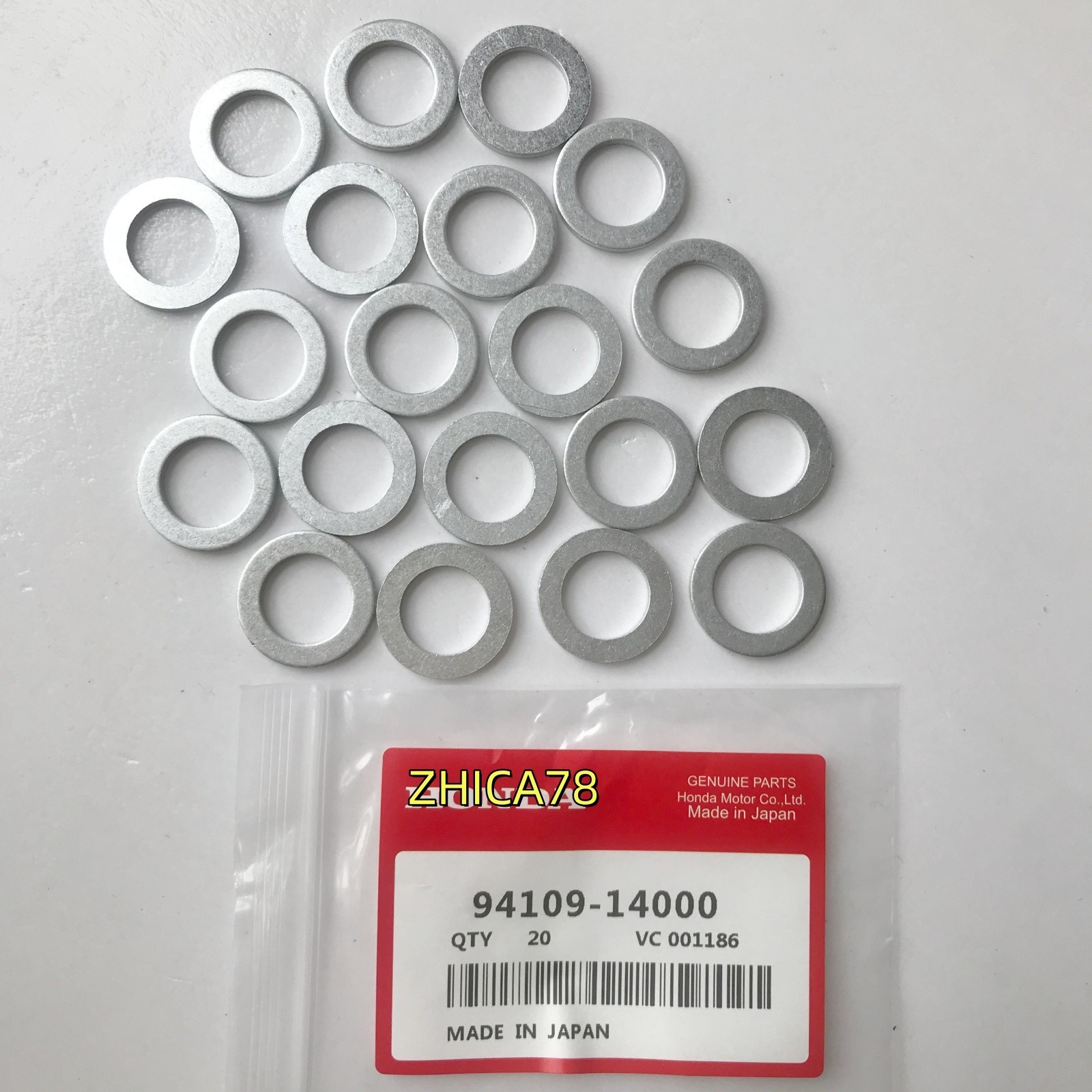20pcs 14MM OIL DRAIN PLUG CRUSH WASHERS FOR HONDA/ACURA 94109-14000