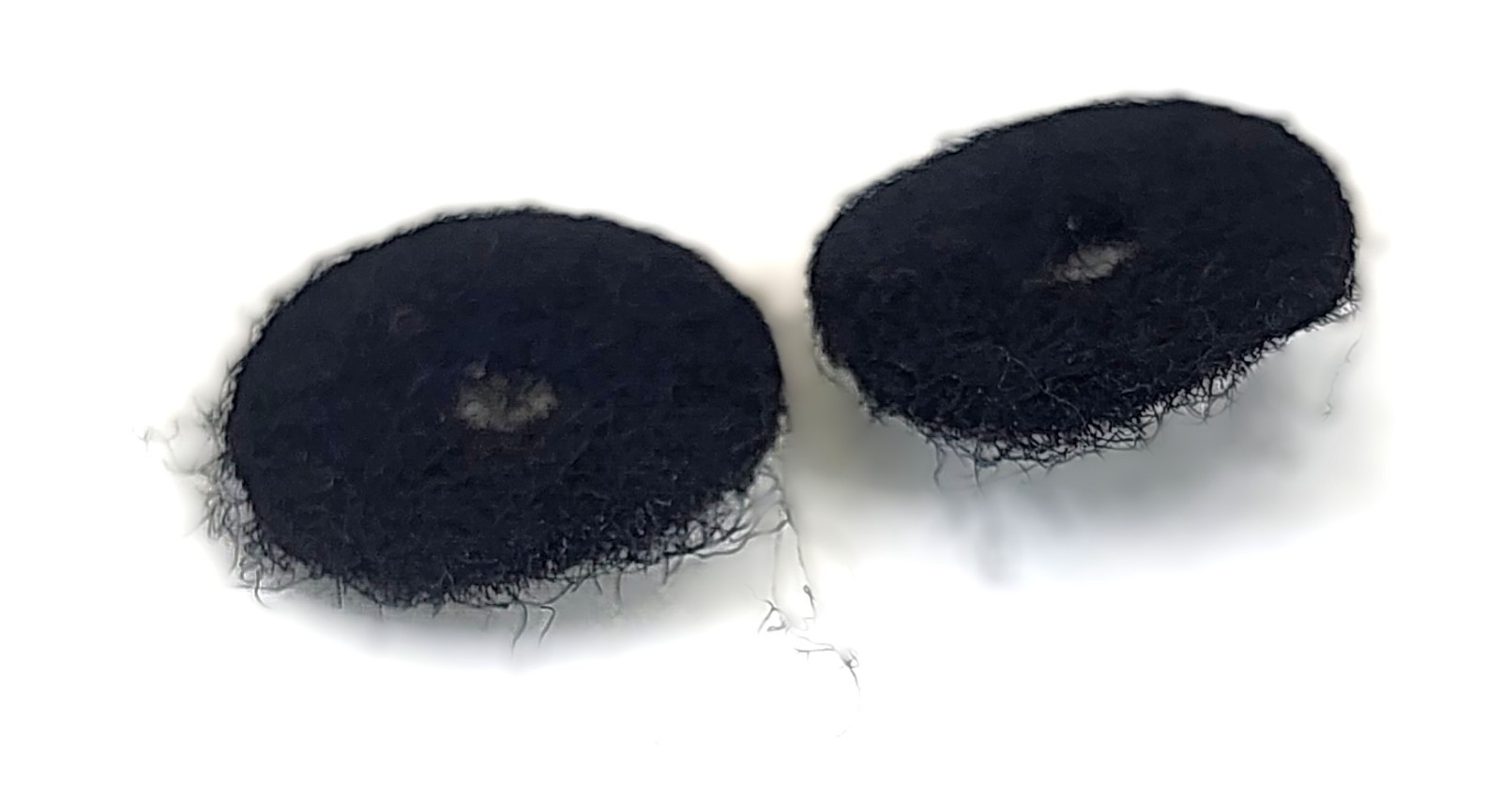 Thin Black Instrument Strap Button Felt Washer Pads Guitar 10-Pack