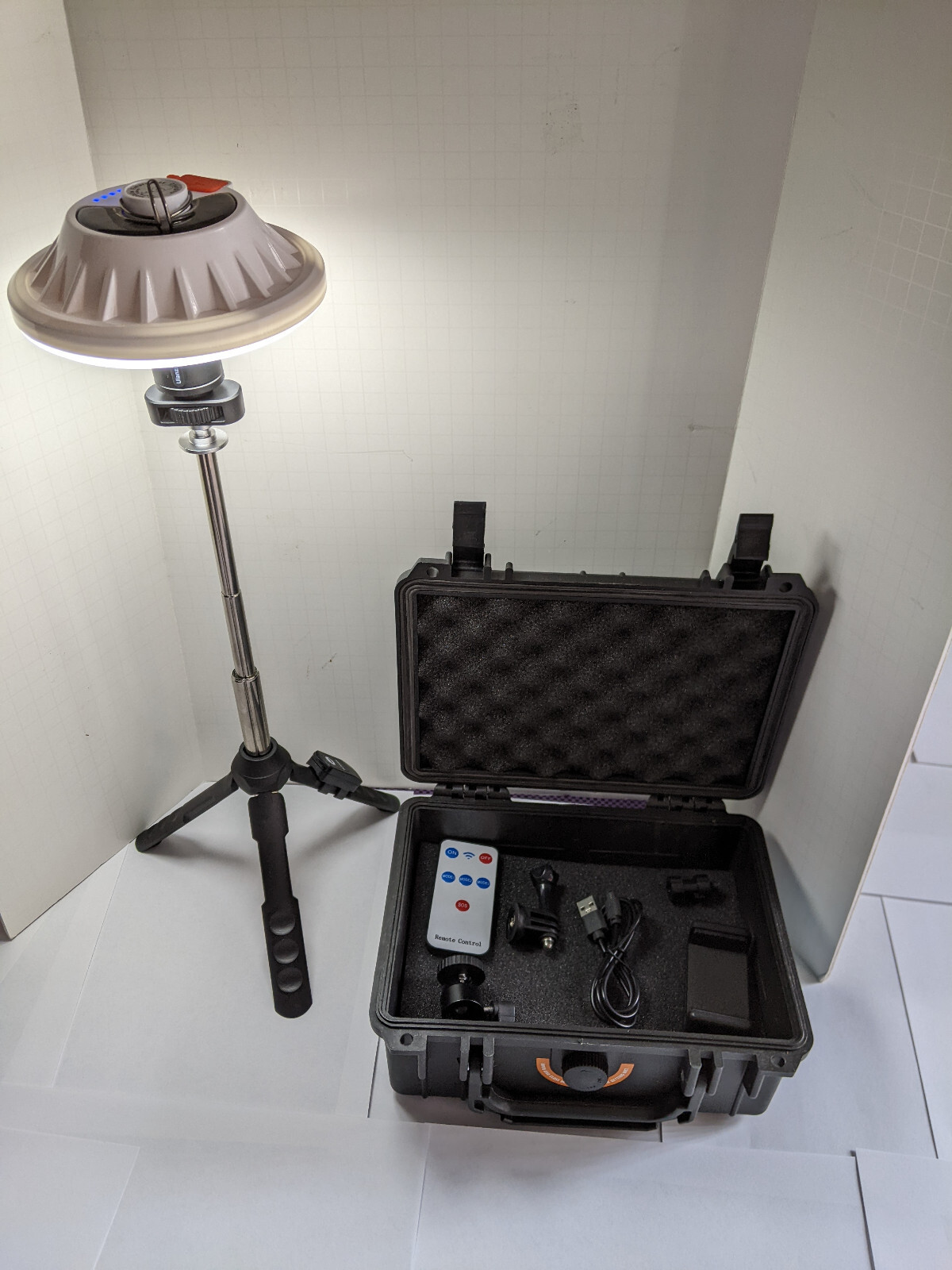 Handi-Light solar rechargeable camp and all purpose light