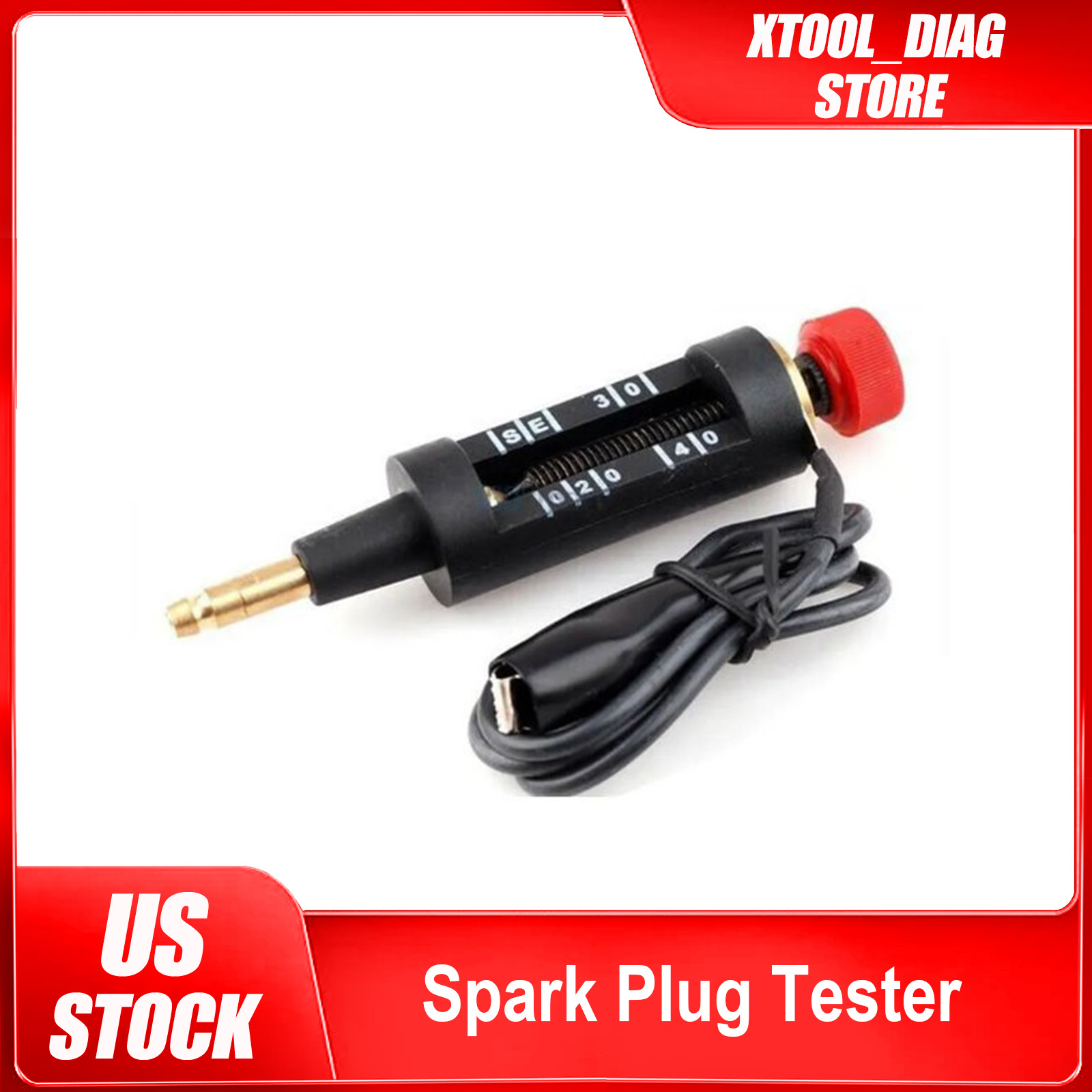 Auto In Line Spark Plug Tester For Ignition Engine System Coil Diagnostic Tool