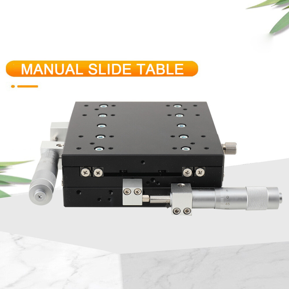 XY Axis Linear Stage Trimming Platform Bearing Tuning Sliding Table 125×125 mm
