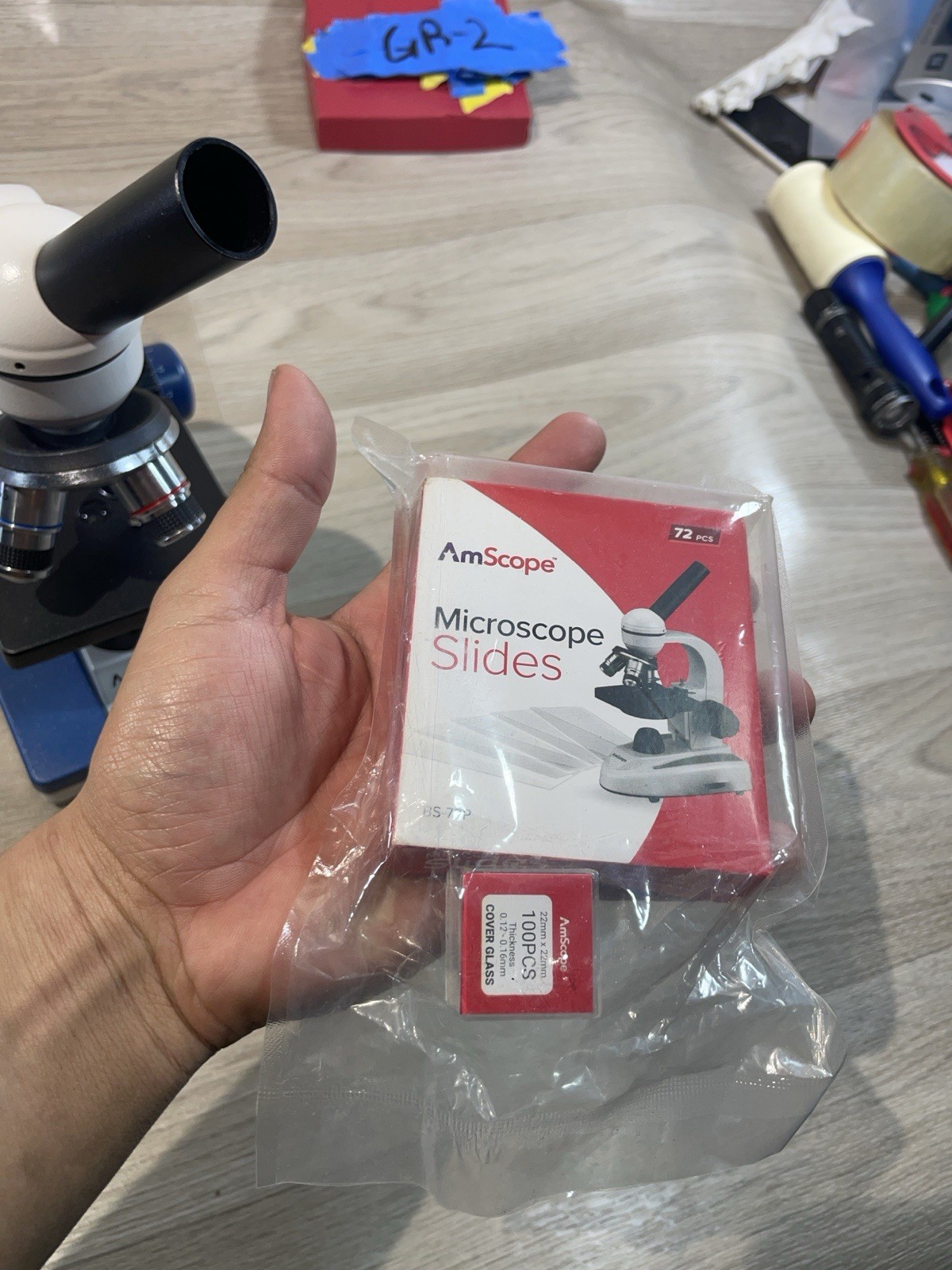 Amscope M150C Monocular Compound Microscopes 1000X Magnification - Student Scope