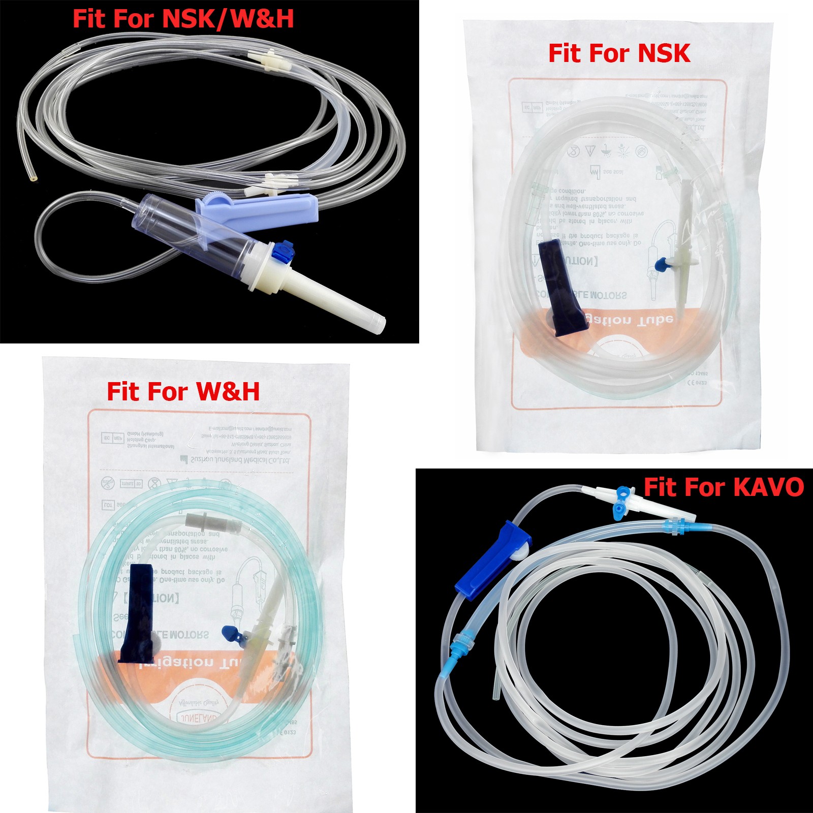 Dental Implant Surgery Irrigation Tube Hoses Fit for W/NSK/Kavo Handpiece