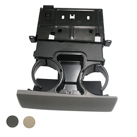 in Dash Cup Holder Insert w/Ashtray Compatible with Ford F250 F350 F450 Gray