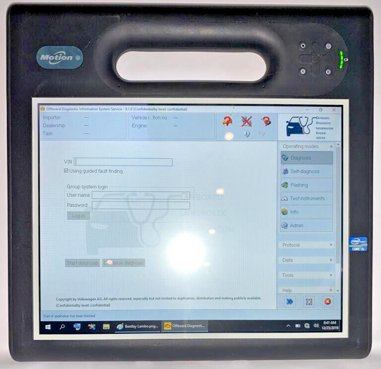 2023 BENTLEY LAMBORGHINI BUGATTI ODIS DIAGNOSTIC PROGRAMMING DEALER iNTEL i5 SSD