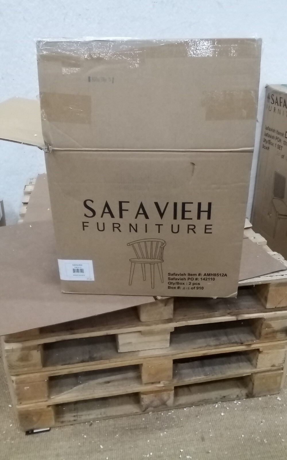 Safavieh Curved Spindle Side Chair, Reduced Price 2172725057 AMH8512A