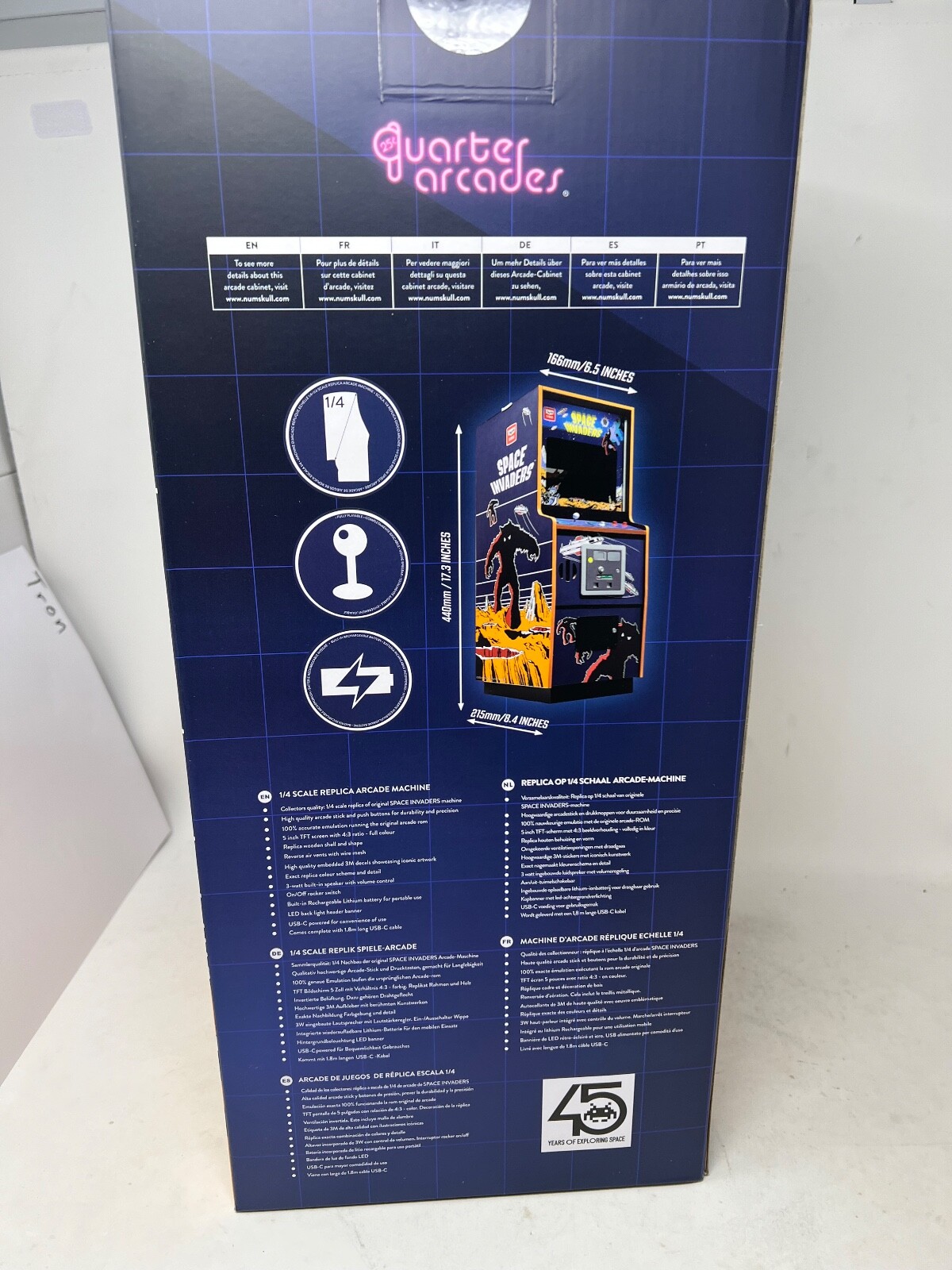 Space Invaders Quarter Arcade Numskull Exclusive SIGNED Collector's Ed. #46/78
