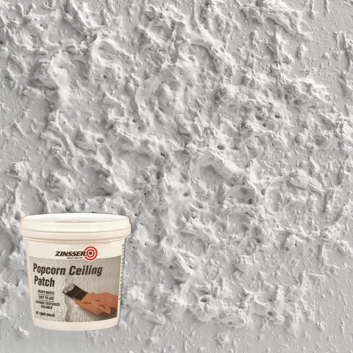 Zinsser 1 Qt. Ready-Mixed Popcorn Ceiling Patch 76084 Zinsser 76084 047719760849