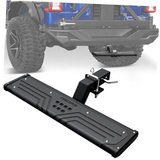 Aluminum Towing Hitch Steps for Truck/Car/SUV Vehicles with 2" Hitch Flat Step