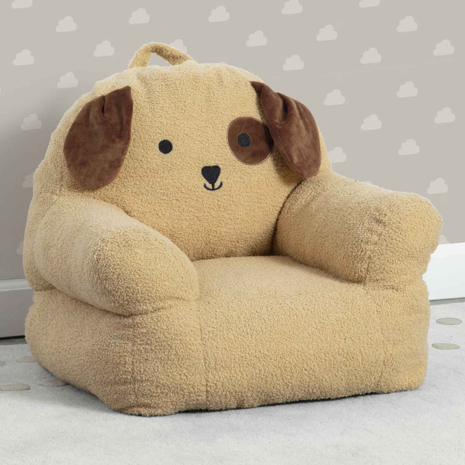 Delta Children Cozee Pal Chair, Puppy Design, Plush Toddler Seat
