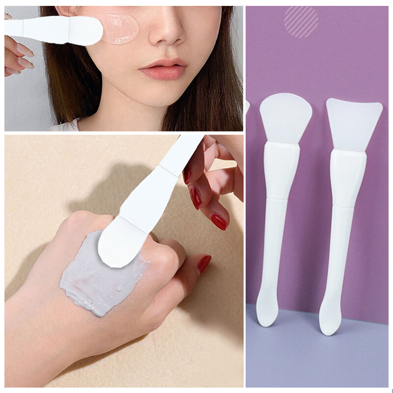 Double Head Facial Mask Brush Facial Mask Spoon Facial Mask Brush Comfortable