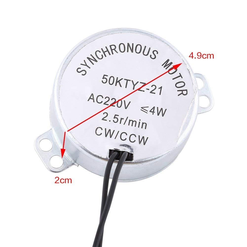 Versatile Egg Turner Motor - Precision Synchronous Control for Incubator Use